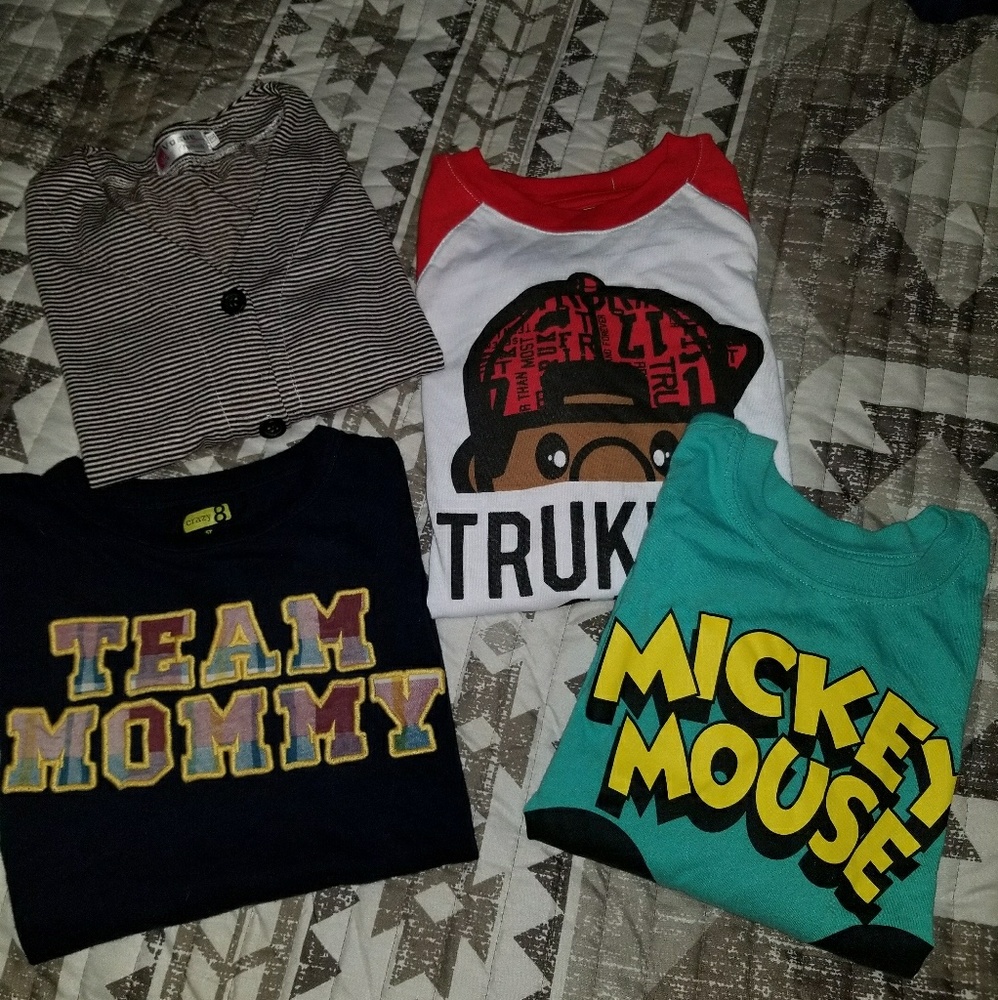 Lot of 4 boys shirts